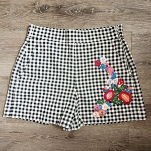 Zara Black and White Skirt Size M